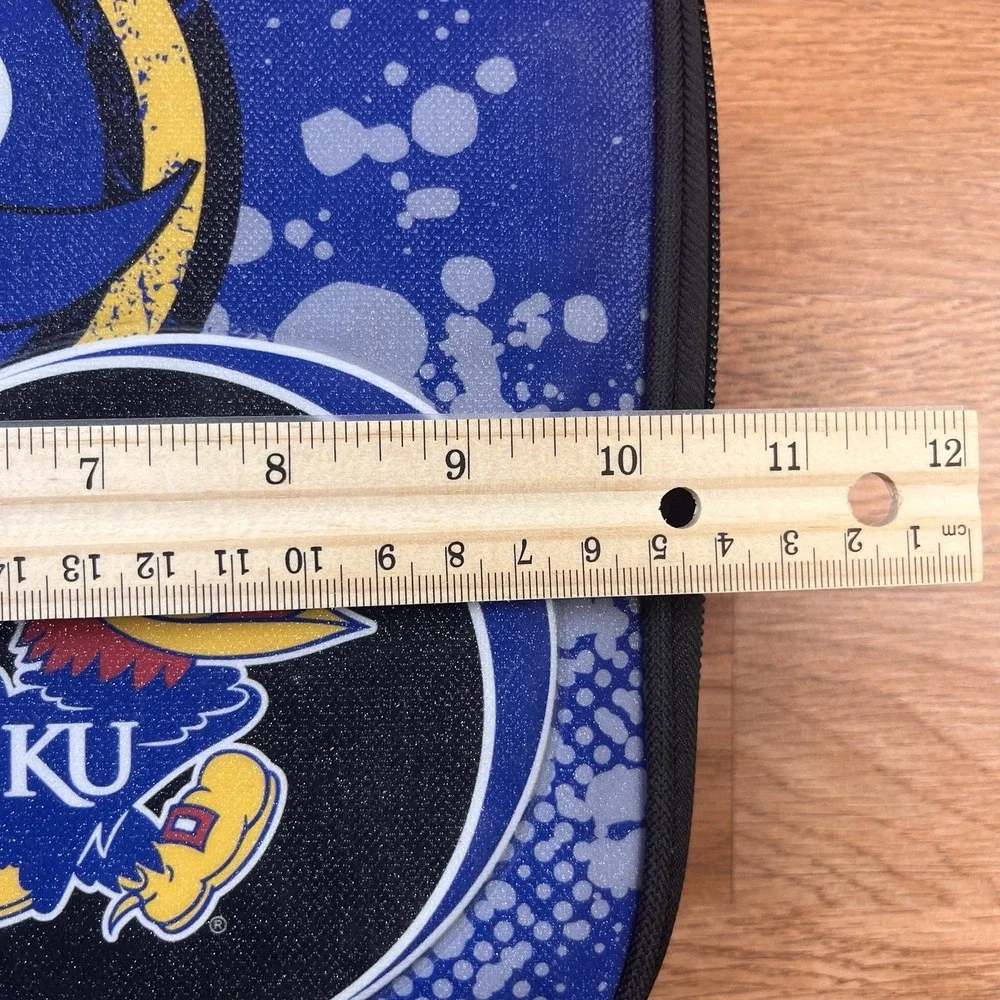 KU Kansas Jayhawks Lunch Box Bag 3D Graphic Officially‎ Licensed NEW